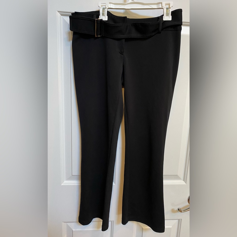 Express black pants with belt